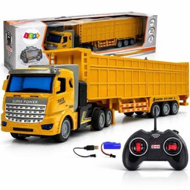 Imagem de Caminhão Carreta Container Recarregável com Controle Remoto - - Europi