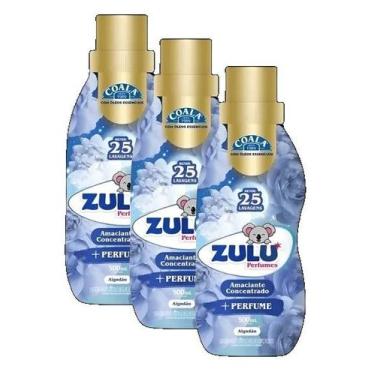 Imagem de 3 Amaciante Concentrado Algodão Zulu Perfumes Coala 500ml