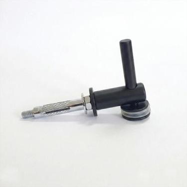 Imagem de Conector Aço Inox 304 90 V/A Para Guarda Corpo Corrimão Sacada Preto -