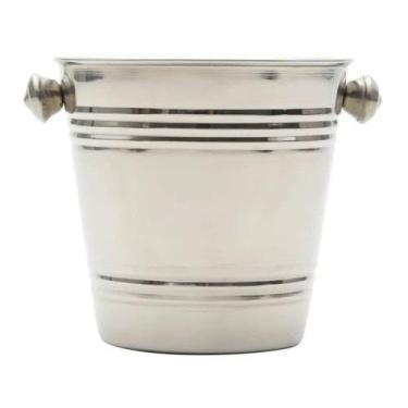 Imagem de Balde Para Gelo De Aço Inox Prime 12cm-900ml Lyor