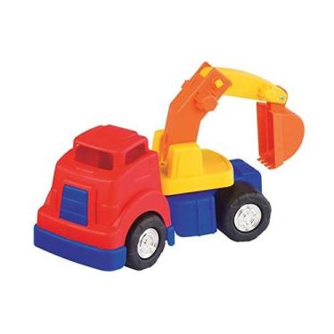 Imagem de Caminhão retroescavdeira bebê mercotruck 23m 515 - mercotoys