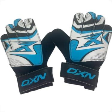 Imagem de Luva Goleiro OXN Express 2, Branco azul, 10