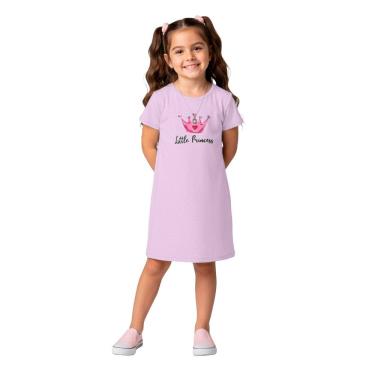 Imagem de Vestido Infantil em Moletinho Maquenetado Select Rosa