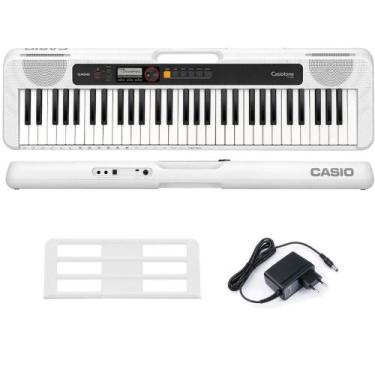 Imagem de Teclado Musical Casiotone Basico Digital Branco Ct-s200wec2-br Branco,