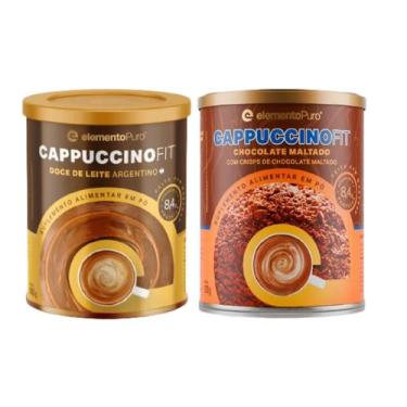 Imagem de Cappuccino Fit - Elemento puro - 2 un - Doce de leite Argentino e Choc