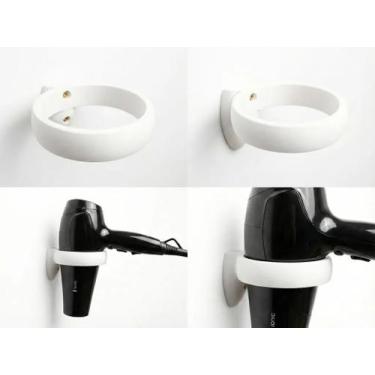 Imagem de Suporte Parede Para Secador De Cabelo - Kit 2 Peças - RPD Industrial, 