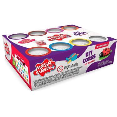 Imagem de Massinha Super Massa Kit Cores Estrela 1001301400013