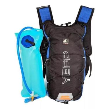 Imagem de Mochila para Hidratação esportiva Caminhada bike Yeep 2 Litros, Azul, 