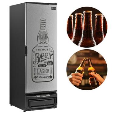 Imagem de Cervejeira Refrigerador Vertical 570 Litros GCB-57 GW TI Porta Inox Ge