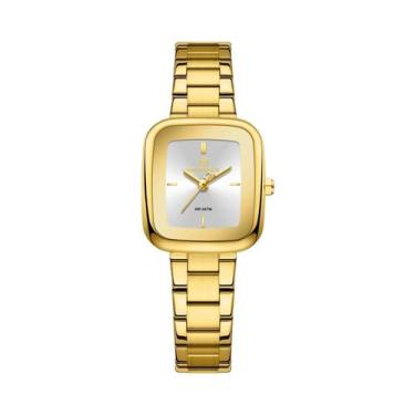 Imagem de Relógio De Pulso Feminino Vintage À Prova d'Água Com Pulseira De Aço I