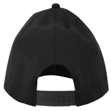 Imagem de Bone HUPI Preto Bordado 3D Aba Reta, Preto, UNICO