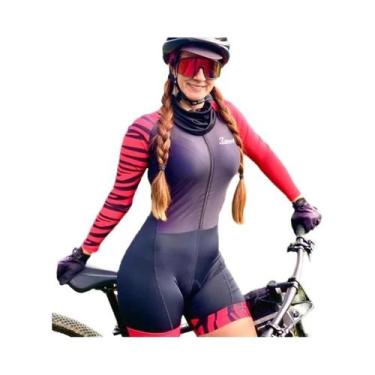 Imagem de Conjunto De Ciclismo De Verão Feminino Com Manga Longa Para Triatlo, M
