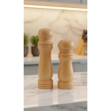 Imagem de Kit 2 Moedores de Madeira para Sal e Pimenta 15/20cm - Congratulations