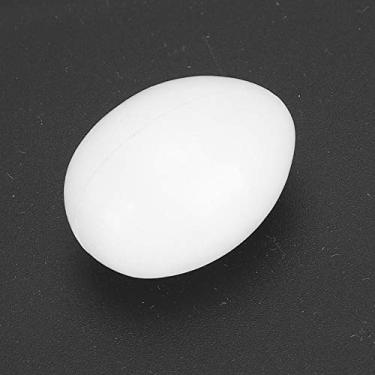 Imagem de Wosune Ovos induzidos que chocam, 50 peças de ovos falsos induzidos, animais de estimação para pombos (ovo falso sólido)
