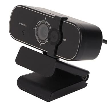 Imagem de BTER Webcam 1080p, Full HD, foco automático, USB, câmera para computador com redução de ruído e capa de privacidade, ângulo de visualização ajustável, webcam de transmissão de alta