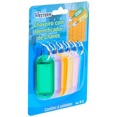 Imagem de Chaveiro Identificador de Chaves Western Azul
