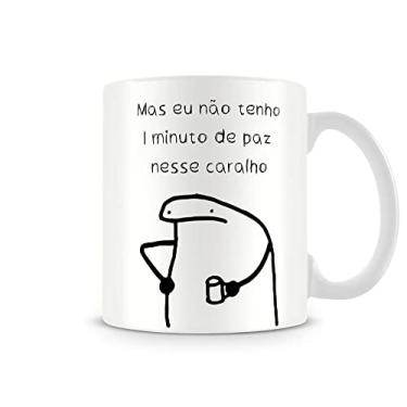 Imagem de Caneca meme boneco palito 1 minuto de paz 330 ml