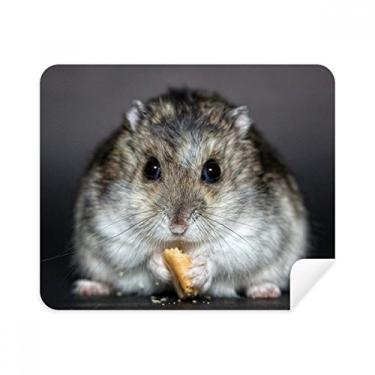 Imagem de Hamster Animal Rat Pet Cute Eat Cleaner, 2 peças, tecido de camurça