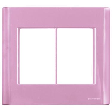 Imagem de Placa 6 Postos 4x4 Tramontina Giz Rosa Tramontina