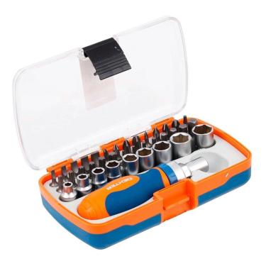 Imagem de Chave Universal Pontas Diversas 38 Peças Jogo De Bits 25mm