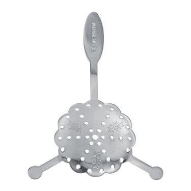 Imagem de Colher de absinto de aço inoxidável,colheres de absinto, vintage, absinto, coquetel, bar, copo de vidro, filtro de bebida vazado, absinto (# 3), colher de absinto de aço inoxidável, absinto