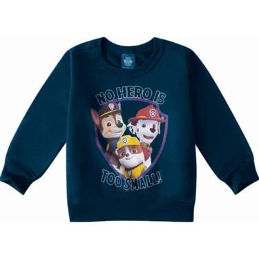 Imagem de Moletom Felpado - Patrulha Canina - Azul Marinho - Malwee