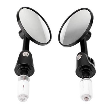 Imagem de Espelho refletivo ultratransparente, espelho retrovisor, 2 peças de espelhos laterais retrovisores, para motocicleta de rua e motocicleta