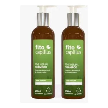 Imagem de Grandha Fito Capillus Fine Herbal Shampoo 2x250ml