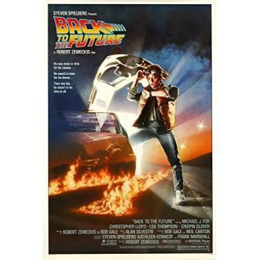 Imagem de Poster Decoração Back to the Future De Volta para o Futuro Filme Repro em Tela"canvas" ou Arte em Papel (Arte Papel, 37cm X 55cm)