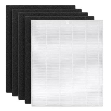 Imagem de Nispira EL024 EL017 Filtro de carbono HEPA de substituição compatível com Purificador de ar Electrolux série EL500, 1 pacote