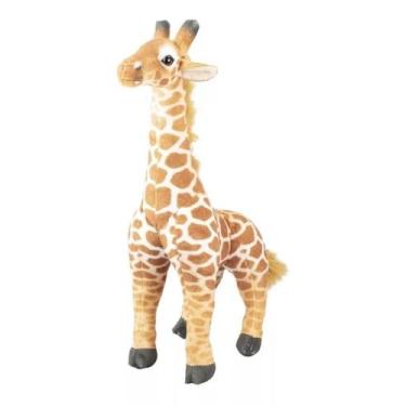 Imagem de Girafa Realista Em Pé 52cm - Pelúcia - Fofy Toys