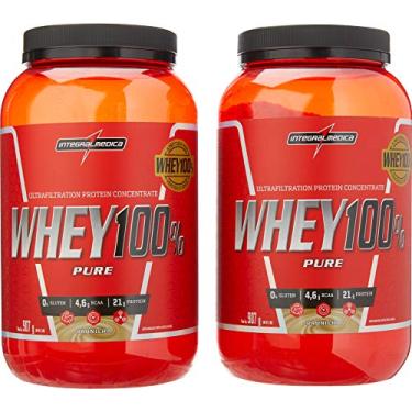 Imagem de Kit 2x Whey 100% Pure 907g Baunilha Integralmedica