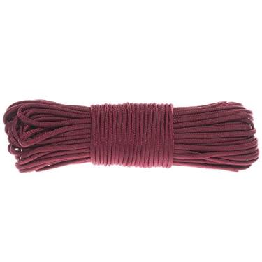 Imagem de Corda de corda de paraquedista G Goldberg 550 Tipo III – corda de paraquedas – cabo 550 – força de tração de 250 kg – 100% nylon – Feito nos EUA, Burgundy, 1000 Feet