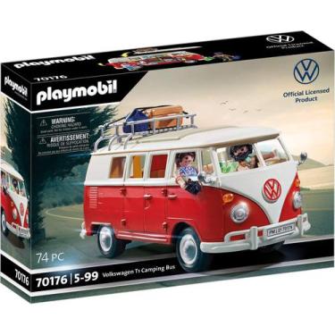 Imagem de Playmobil Volkswagen T1 Camping Bus 70176 Sunny 1637