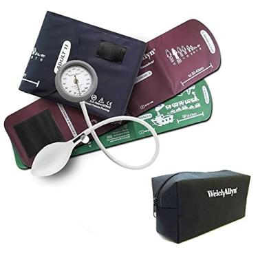 Imagem de Kit Esfigmomanometro Welch Allyn Ds44 + Braçadeiras Com Estojo