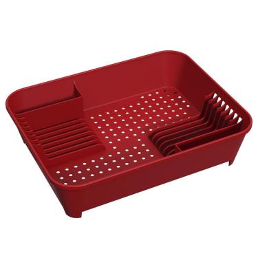 Imagem de Escorredor de Louças Coza Basic em Polipropileno 10848/0465 – Vermelho