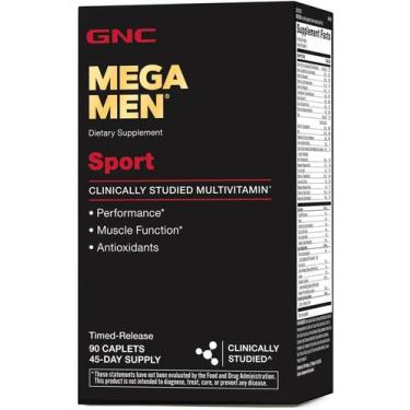 Imagem de Mega Men Gnc Sport Multivitamínico 90 Comprimidos - Gnc Live