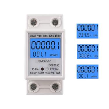 Imagem de Medidor Consumo De Energia Monofásico Kwh 220v Ac 60hz 80a (220)
