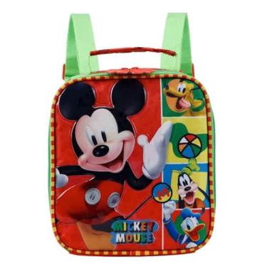 Imagem de Lancheira Infantil Mickey Mouse Disney Vermelha Xeryus 11614