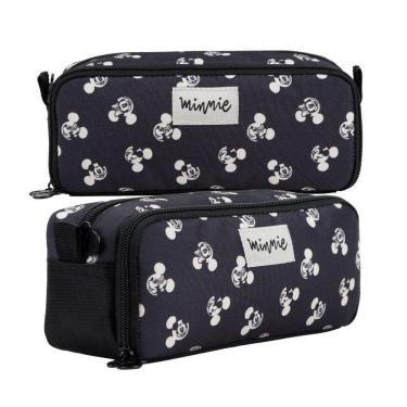 Imagem de Estojo Duplo Escolar Infantil Minnie Mouse Disney