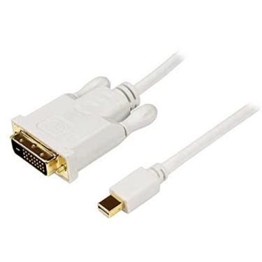 Imagem de StarTech. Cabo adaptador Mini DisplayPort para DVI de 3 metros - Conversor de vídeo Mini DP para DVI - Cabo MDP para DVI para Mac/PC 1920 x 1200 - Branco (MDP2DVIMM10W)
