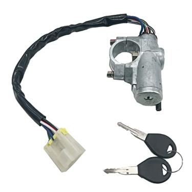 Imagem de Well Auto Interruptor de ignição com cilindro de bloqueio de transmissão manual compatível com 86-94 D21 87-95 Pathfinder 95 96 Pickup 48700-01G25 48700-01G26 48700-75P25 US231 US-231