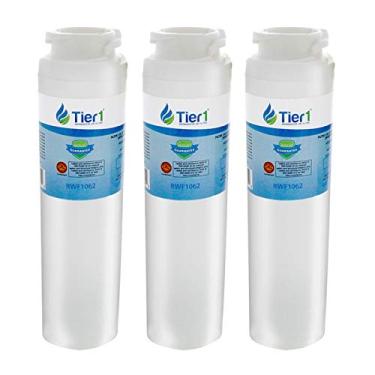 Imagem de Tier1 Filtro de água para geladeira MSWF pacote com 3 | Substituição para GE MSWF SmartWater 101820A, 101821B, MSWFDS, WF282, EFF-6022A, SGF-G23, AP3997949, filtro de geladeira