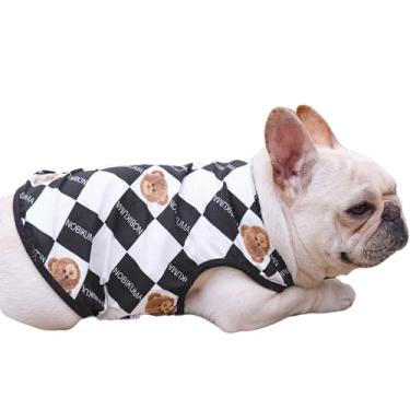 Imagem de CHEERTAILS Colete refrescante para cães, camisetas para cães pequenos, xadrez roupas de verão para cães, colete refrescante para cães, estampa de ursinho de pelúcia, roupas para cães pequenos para