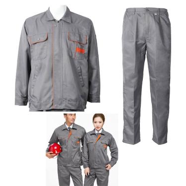 Imagem de Conjunto Uniforme Listra Refletiva EPI Construçao Civil Obra Mecanico Engenheiro Prestador de Serviço