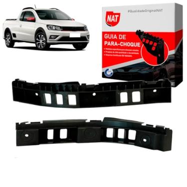 Imagem de Guia de Parachoque Saveiro G5 G6 G7 2009 Até 2018 Traseiro (Lado Direito)