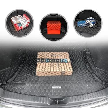 Imagem de TN TrunkNets Inc Rede de carga estilo porta-malas para Mazda CX-5 2013-2021 - Acessórios para carro - Organizador e armazenamento de porta-malas premium - Rede de carga para crossover - Organizador de