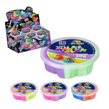 Imagem de Massinha De Modelar Pula Molda Criativa Slime Puxa Infantil 40g Brinquedo Educacional
