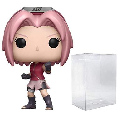 Imagem de POP Naruto Shippuden – Boneco Funko Pop! de vinil da Sakura (com capa protetora de caixa pop) multicolorido, 9,5 cm