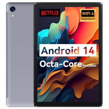 Imagem de Tablet, tablet Android de 10,1 polegadas com processador Octa-core 10GB RAM 128GB ROM HD IPS Touchscreen 8H bateria, Wi-Fi 6, BT 5.0, câmera dupla, Google Tablets 2025